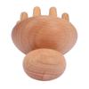 Ergonomic Handle Manual Massage Tool Mushroom Shape Wooden Massager Full Body Use