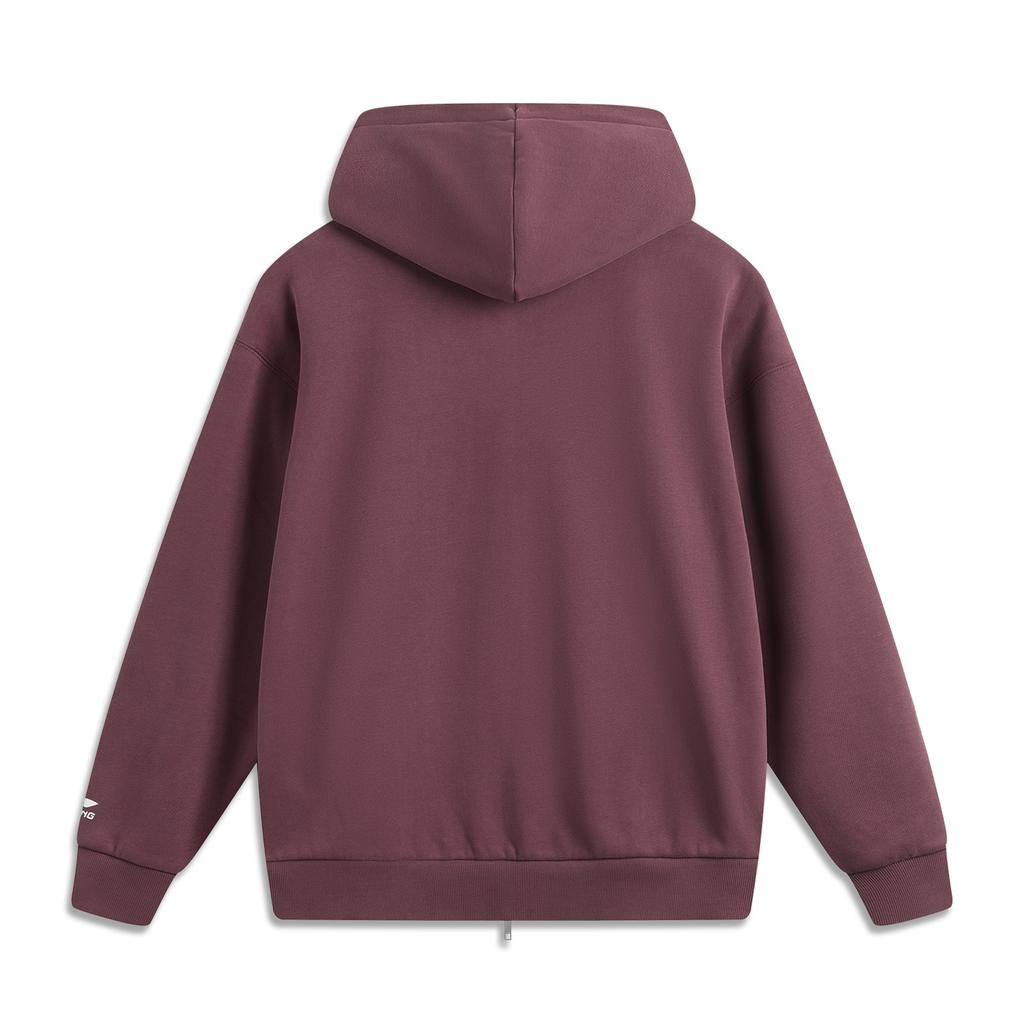 Li-Ning Li Ning Weekend Youth Sweatshirt Unisex Dark Red Purple AWDUA11-4