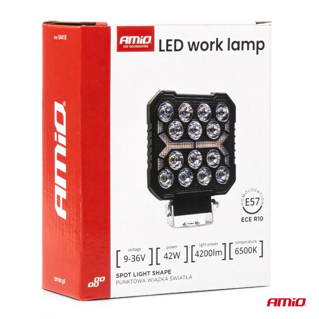 LED Work Lamp Searchlight AWL74 42W 4200LM 12V 24V AMIO-04418