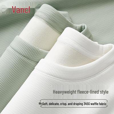 VANCL Men's Waffle-Knit Thermal Long Sleeve T-Shirt