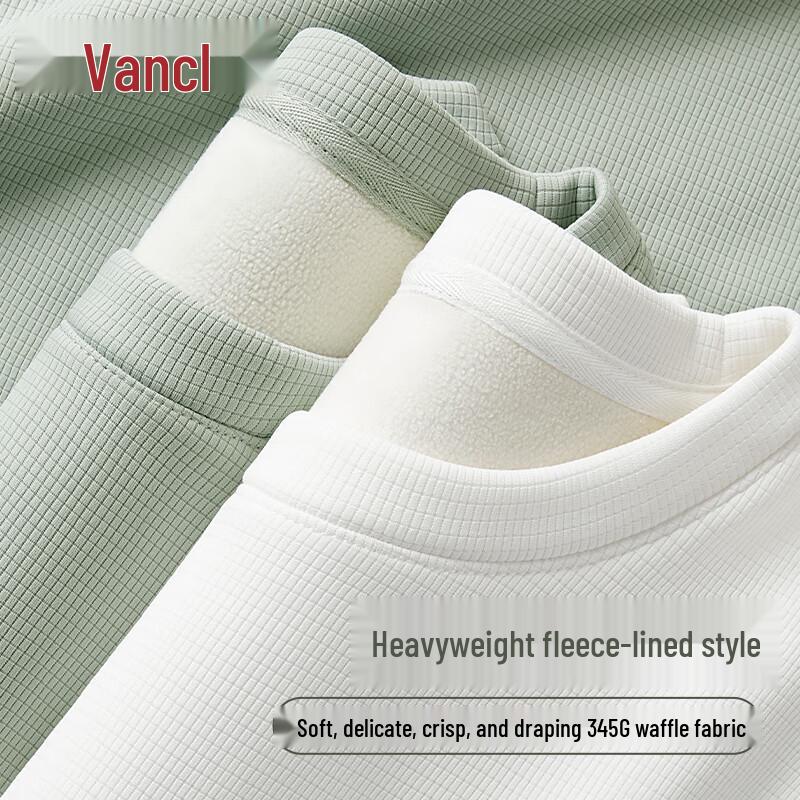 VANCL Men's Waffle-Knit Thermal Long Sleeve T-Shirt
