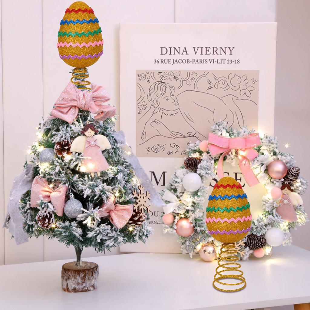 Easter Props Eggs Tree Top Decorations, Fun Plush Ears Decorations