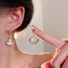 2025 Cat's Eye Stone Ginkgo Leaf Earrings: Unique, Luxurious & High-End Women's Ear Jewelry