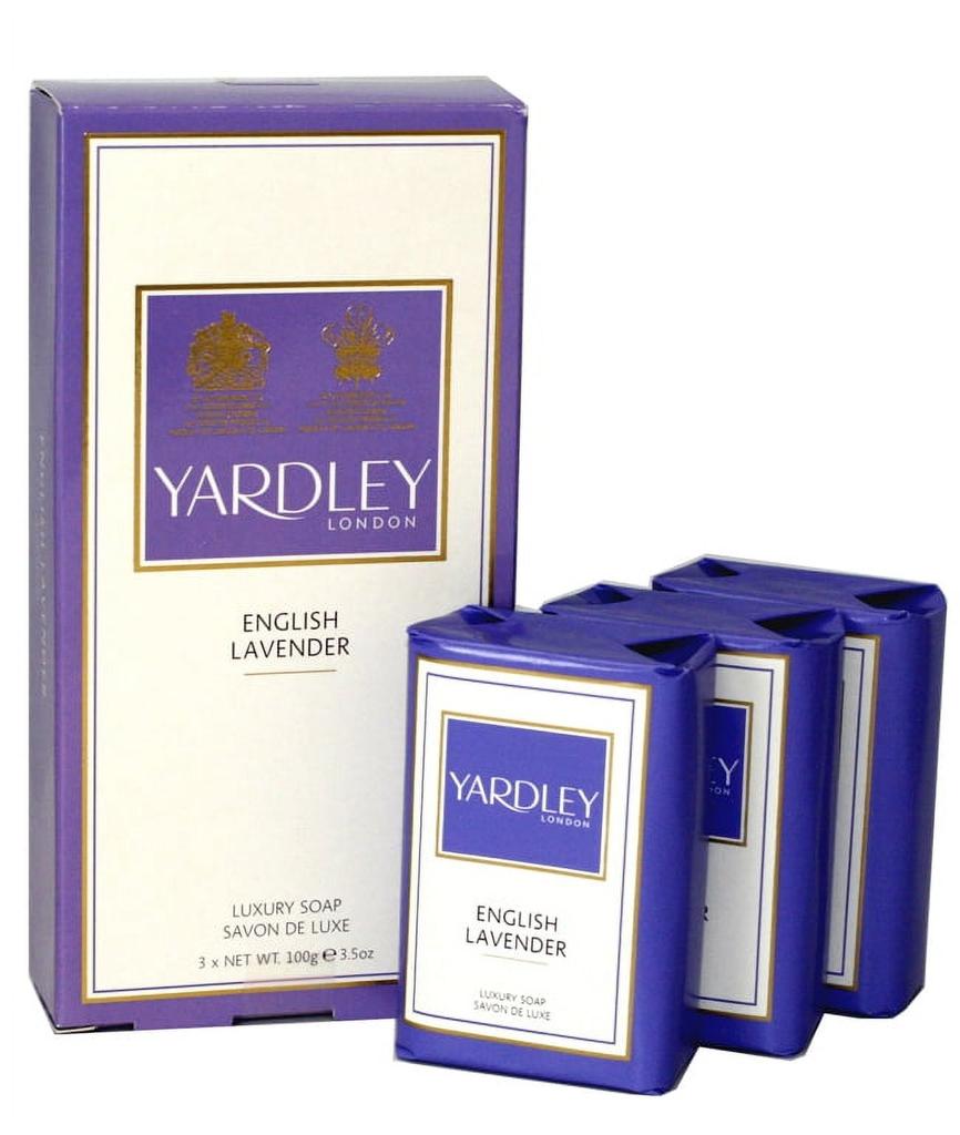 Yardley English Lavender Luxury Soap Pack 3 X 3.5 Oz for Women by Yardley Of London