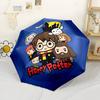 Magic Adventure: Wizard World Outdoor Automatic Umbrella Folding Umbrella with 8 Ribs Sturdy Construction All-Season Use Elegant Women's Umbrella