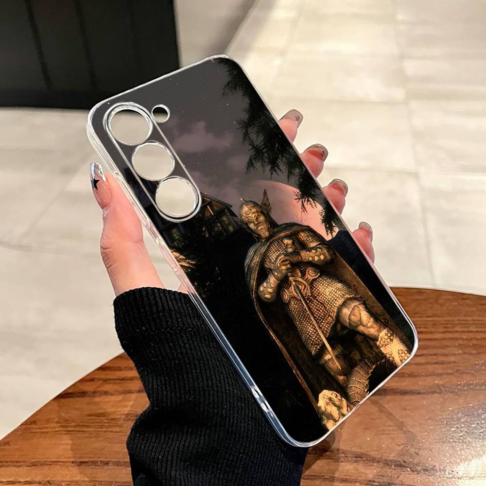 The Elder Scrolls- TES Phone Case For SamsungA10,12,20,21S,30,31,40,50,51,52,70,71 Transparent Cover Samsung a40
