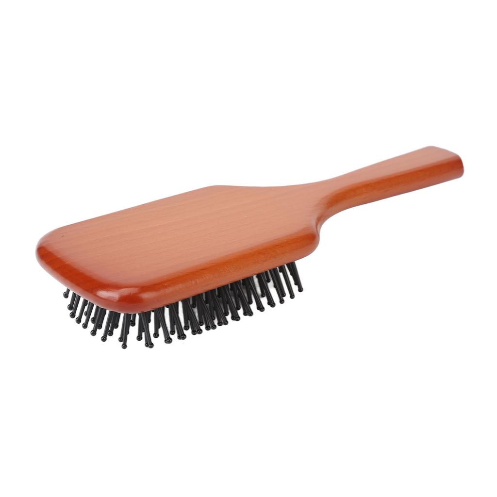 Women Self Cleaning Hair Brush 3D Cushion Massager Massage Head Scalp Wooden Anti Static Curly Hair Comb