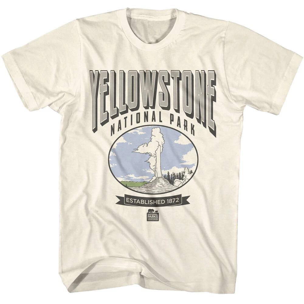 United States Yellowstone National Park Est 1872 Geyser Men s T Shirt XL