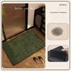 High-end Retro Printed Carpet Diatomaceous Earth Mat Bathroom Mat Water Absorbent Quick-drying Non-slip Mat