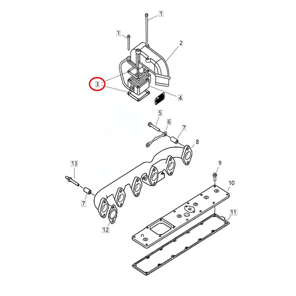 2 PCS Intake Heater Grid Connection Gasket 3969988 Compatible with 1989-2009 Dodge 2500 3500 5.9L 6.7L 6B 4B 12V 24V Valve Cummins