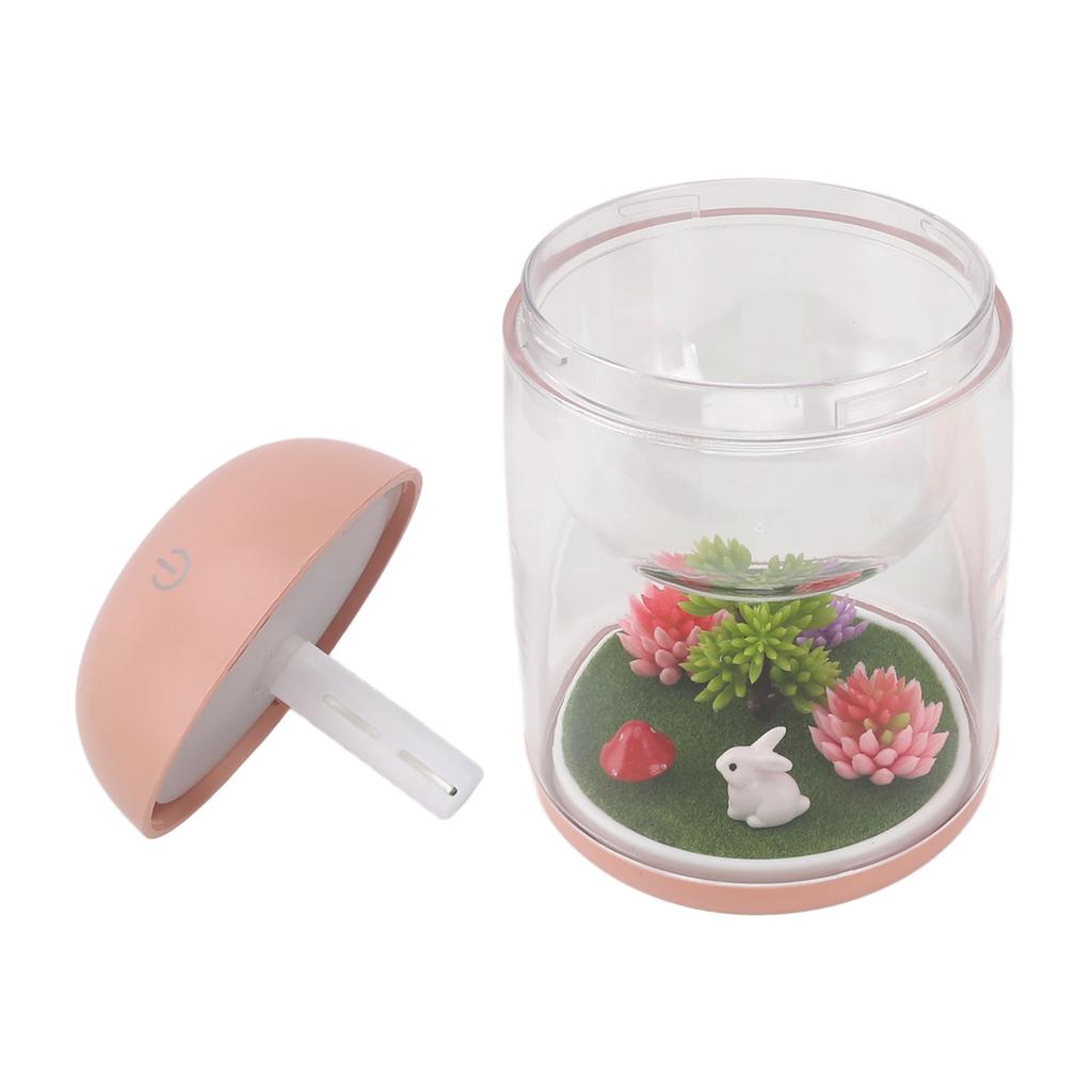 Micro Landscape Humidifier Cute Quiet 2 in 1 Ultrasonic Essential Oil Diffuser Humidifier for Bedroom Office Car