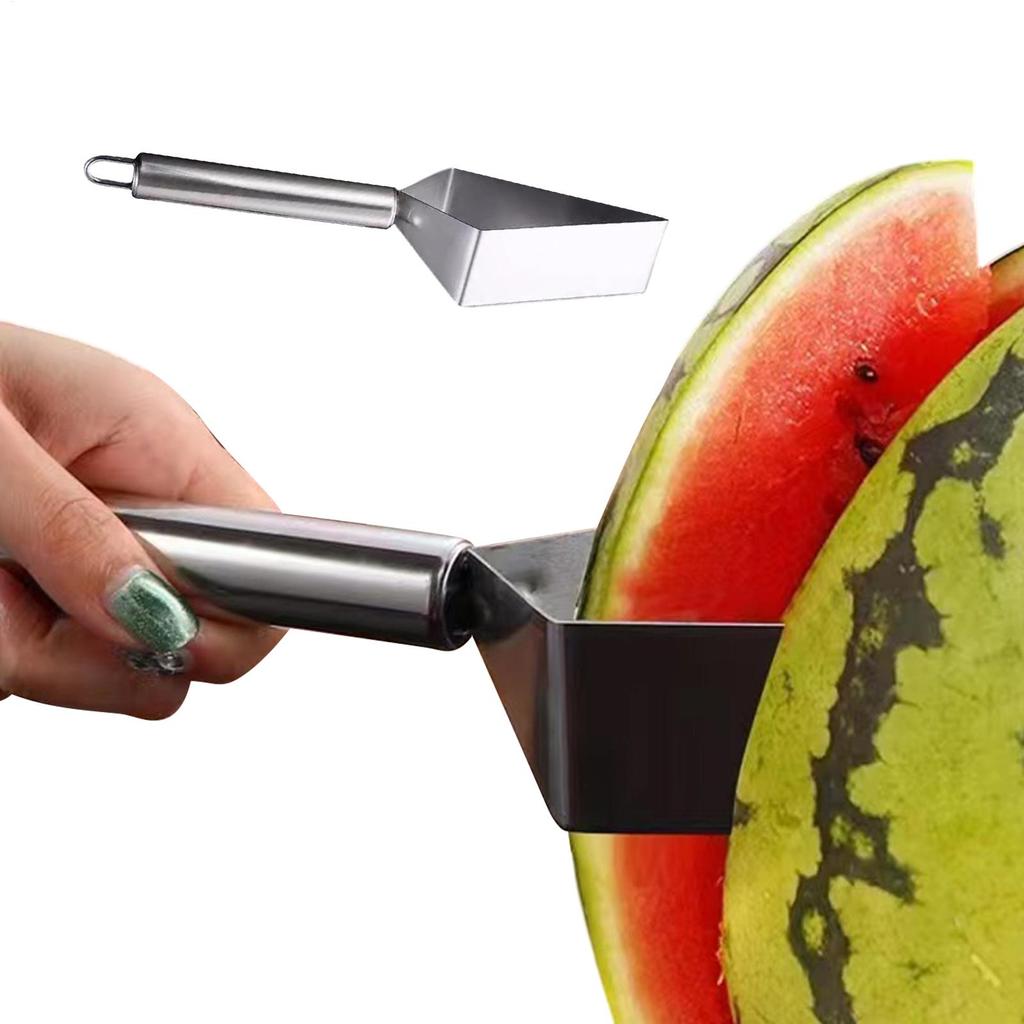 Watermelon Slicer Triangular Watermelon Cut Into Pieces Stainless Steel Watermelon Cutter Fruit Cutting Tools Kitchen Accessorie