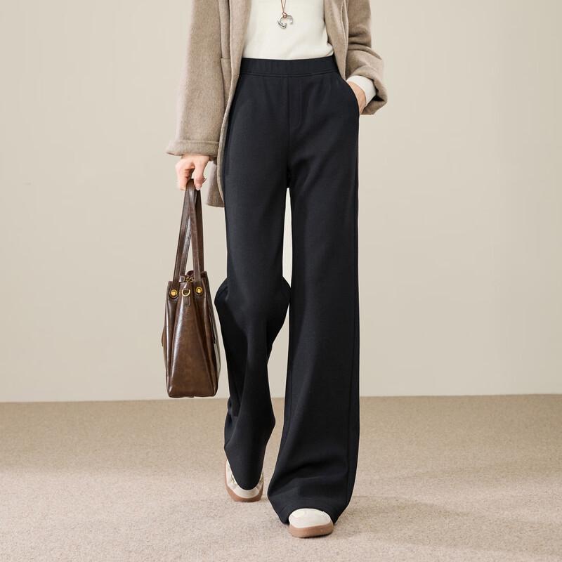 

ESE-Y Women s High-Waist Acetate Wool Flared Pants 30