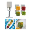 Plastic Mooncakes Molds Square Pastrys Stamps Flower Shape Mooncakes Hand Press Molds Unique Mungs Bean Cake Tool