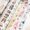Herr. Papier, 6 Stile, 200 cm/Rolle, Mattes PET-Spitzen-Blumen-Klebeband, Dekoratives Aufkleber-Klebeband für Scrapbooking-Tagebuch-Collagen