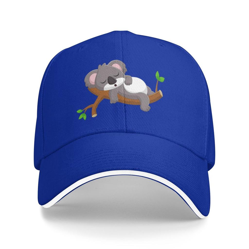 Unisex Baseball Hats Cartoon Koala Is Sleep Outdoor Streetwear Summer Sports Baseball Caps Hip Hop Cap Casquette Hats