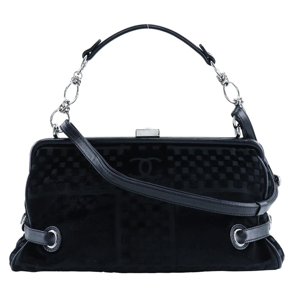 

CHANEL ChainShoulder Shoulder Bag A33096 COCO Mark Gamaguchi 2WAY black Velor Women Used