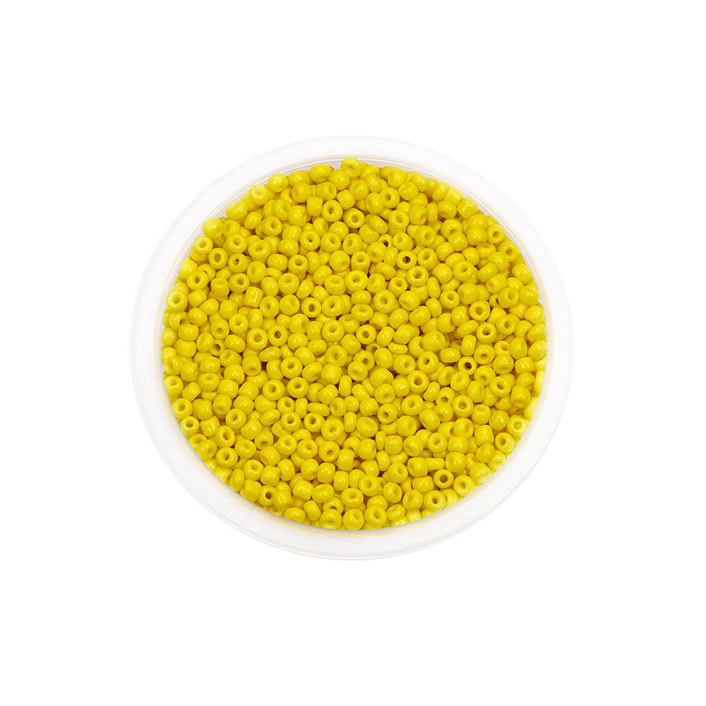 33-Color Solid Glass Beads for DIY Jewelry & Beaded Bracelets