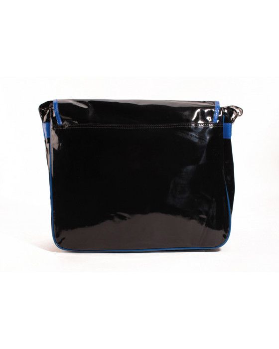 Le Temps des Cerises Sac Bandoulière Rumba 8 Noir/Bleu royal