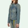 Giacca di Jeans con Nastro Aeroportuale OFF WHITE OMYE005S203860037388