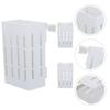 3 Pcs White Aquarium Plant Holder with Holes Professional Practical Pot For Plants Aquarium Fish Tank Plant Stand for Aquatic