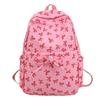 Schoolbag bow schoolbag junior high school girls ins style high value 1011 new college students Japanese travel backpack