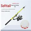 Six-Color Fishing Rod Combo: Super Hard, Long Cast Sea Rod with Metal Reel for Big Fish.