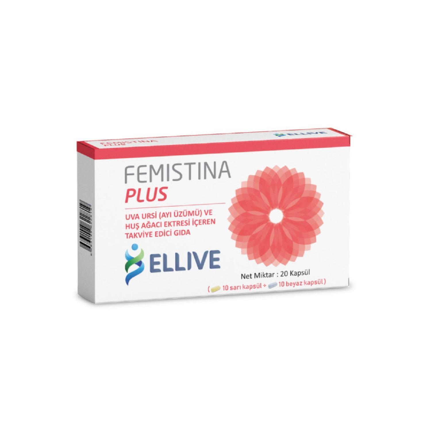 

Femistina Plus/Ведмежий Виноград/Береза/Карамк/d - Харчова добавка Манноза/Колеус 20 капсул