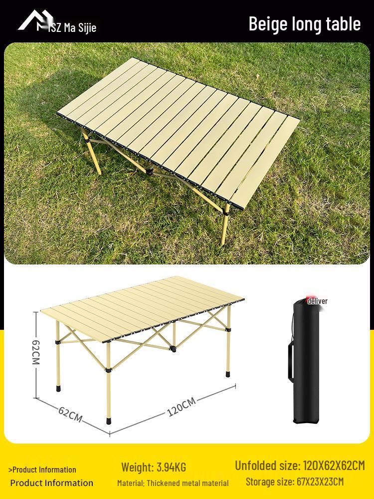 Portable Folding Picnic Table & Chair Set for Camping & Barbecue