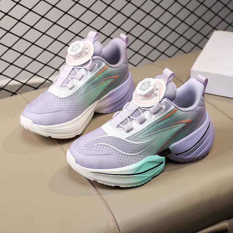 

2025 autumn new rotating buckle boys running shoes student physical education sports shoes girls ultra-light casual shoes 39 inner length about 24.5CM