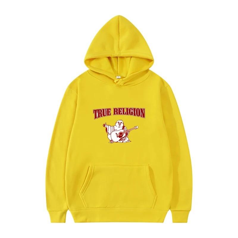 Men Women Hooded Fleece Long Sleeve Sweatshirt Polyester Comfortable Hoodies