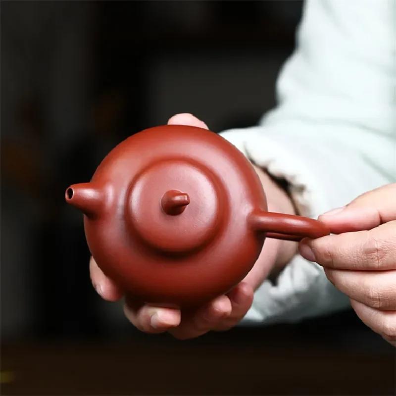 Household Filter Tea Pot Drinkware Portable Purple Clay Teapots Handmade Tea Set Kettle Travel Drinkware 170ml