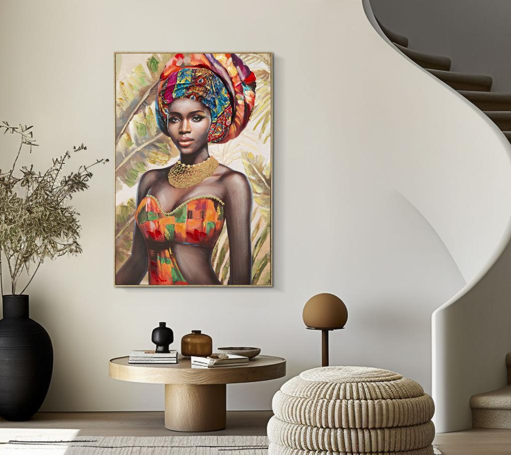 Painting With Frame Deva -B- Cm 82X4,5X122