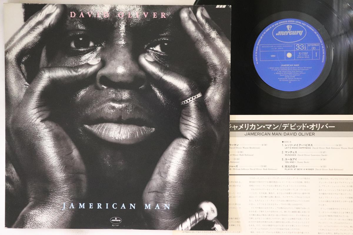 

LP Record DAVID OLIVER - Jamerican Man RJ7397 MERCURY 1977 Japan Soul/Funk Used