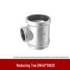 Galvanized Malleable Iron Reducing Tee