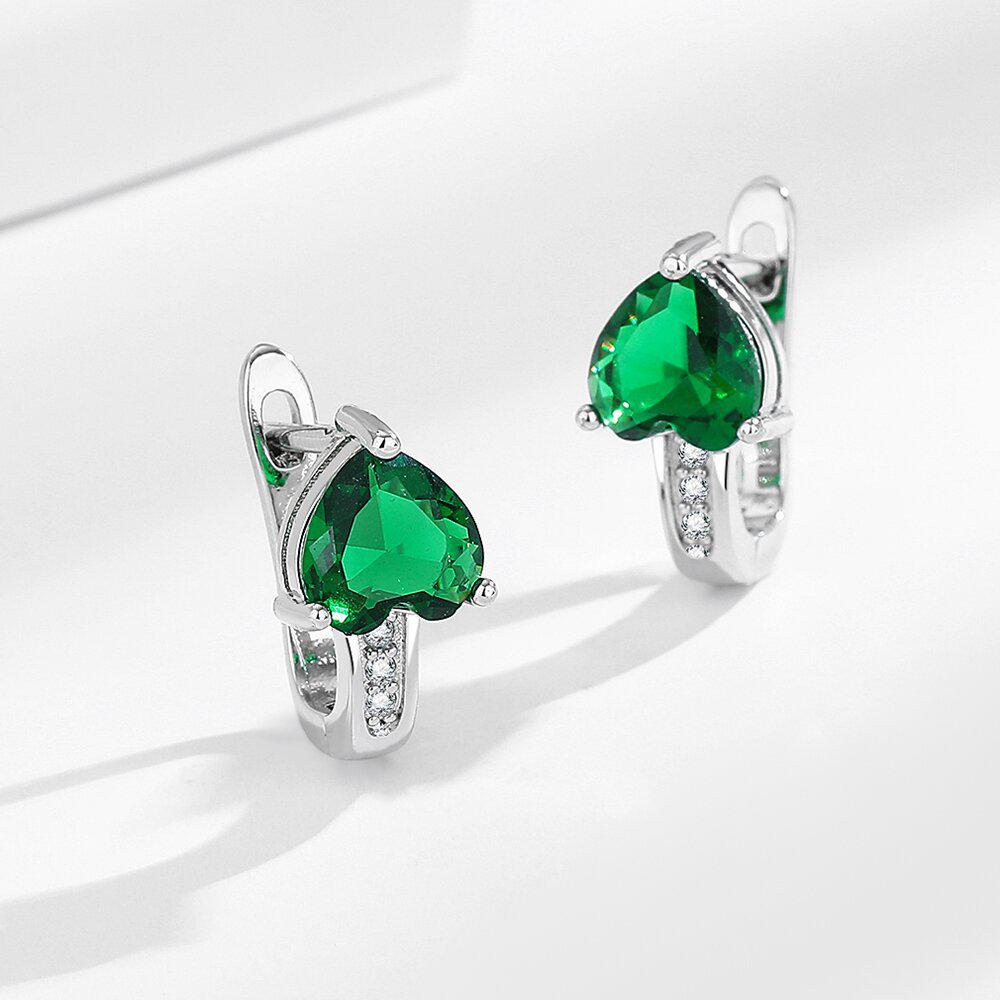 Eleganta Zirkon Brittiska Örhängen: Japansk & Koreansk Minimalistisk Stil för Kvinnor