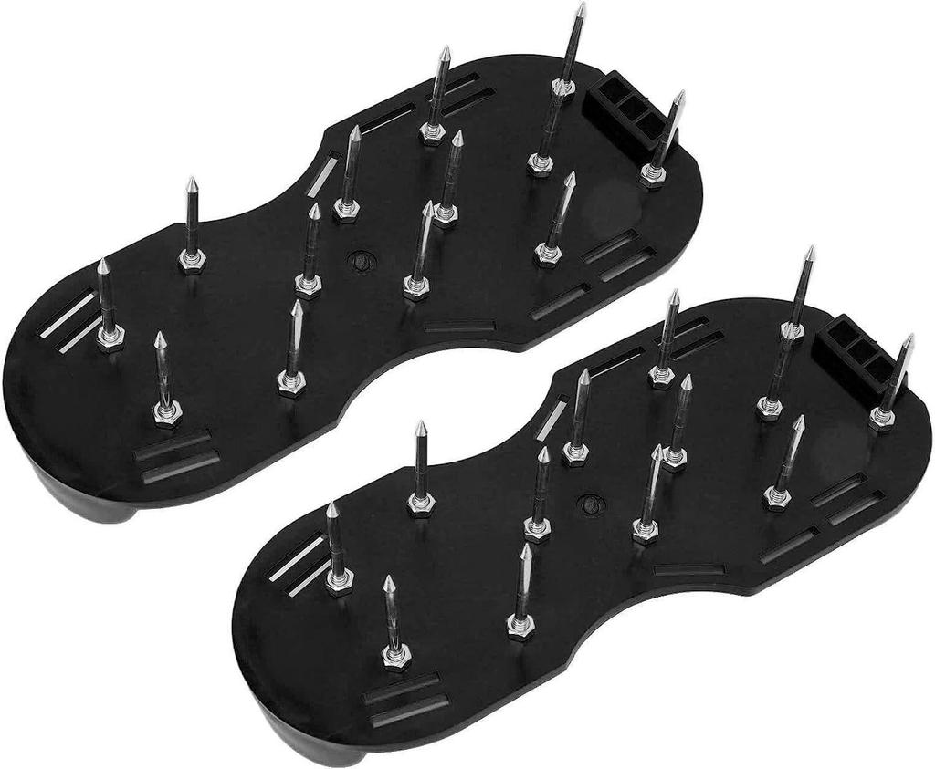 Adjustable Heavy-Duty Lawn Aerator Shoes with Spikes