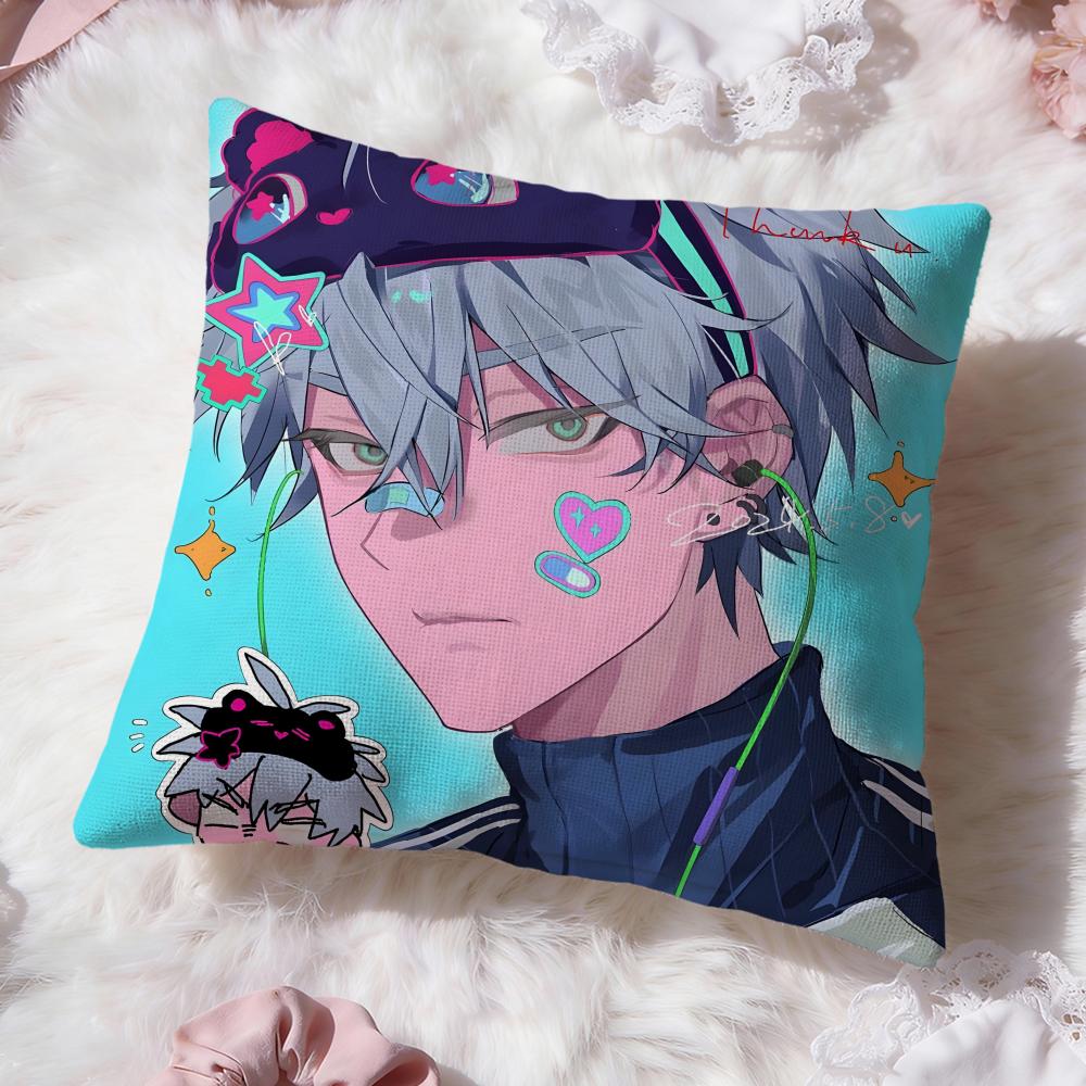 A-Alien Stage Anime Cushion Cover Premium Comfort Reversible Pillow Cove -Two In One Design For Any Room & Car Interior