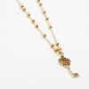 Less Is More Silver Antique Key Necklace