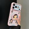 Applicable to 17promax iPhone case 15 cute cartoon 16 Xiaoyu rotating bracket iphone14 girl 13