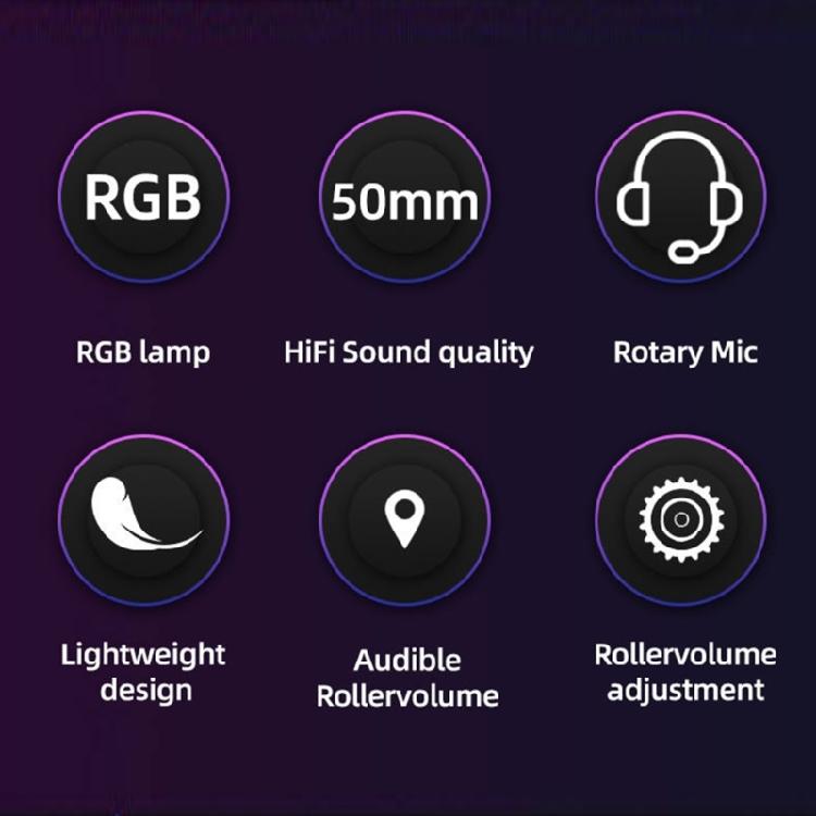 3.5mm Corded Gaming Headphones With Microphone Adjustable PC Bass Gaming Headphone For Smartphone Laptop Accessories