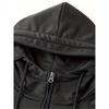 Men S Solid Color Hooded Sweatshirt Casual Loose Long Sleeve