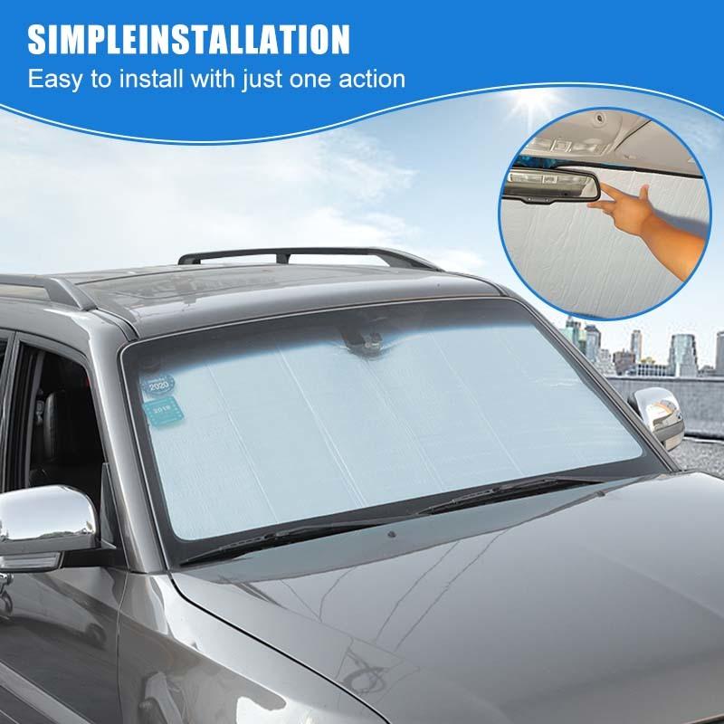 Car Windshield Sunshade Window Shade Foldable Sun Visor Cover Fit For Mitsubishi PAJERO 2007-2021 Car Accessories,1 pc