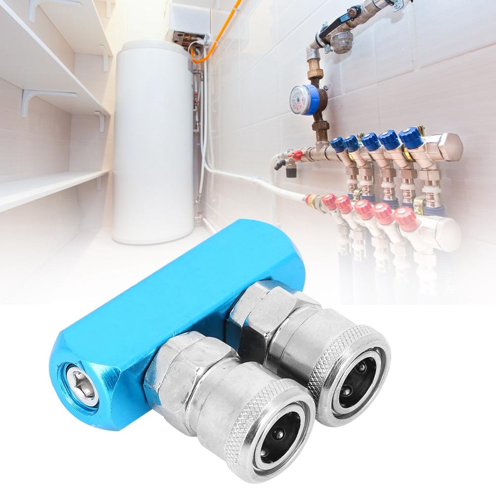 Air Compressor Quick Connector Coupler Pneumatic Fittings Aluminum Alloy Push‑in Connection