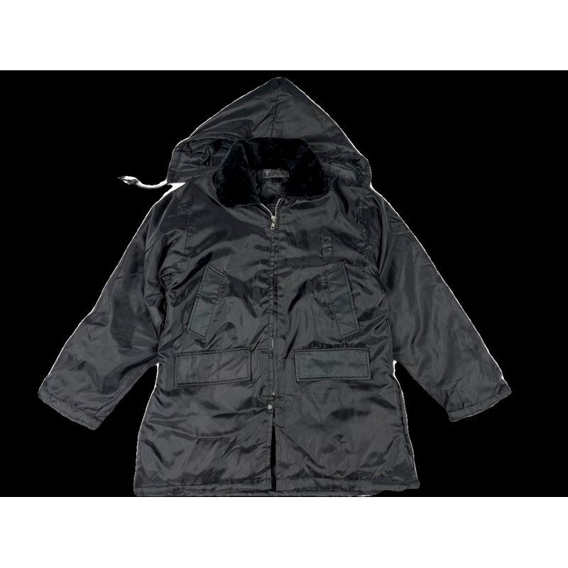 and American Single Men's Autumn and Winter Cotton Added Mid-Length Outerwear Casual Retro Solid Couple Hood Cotton-Padded Clothes Loose Plus size