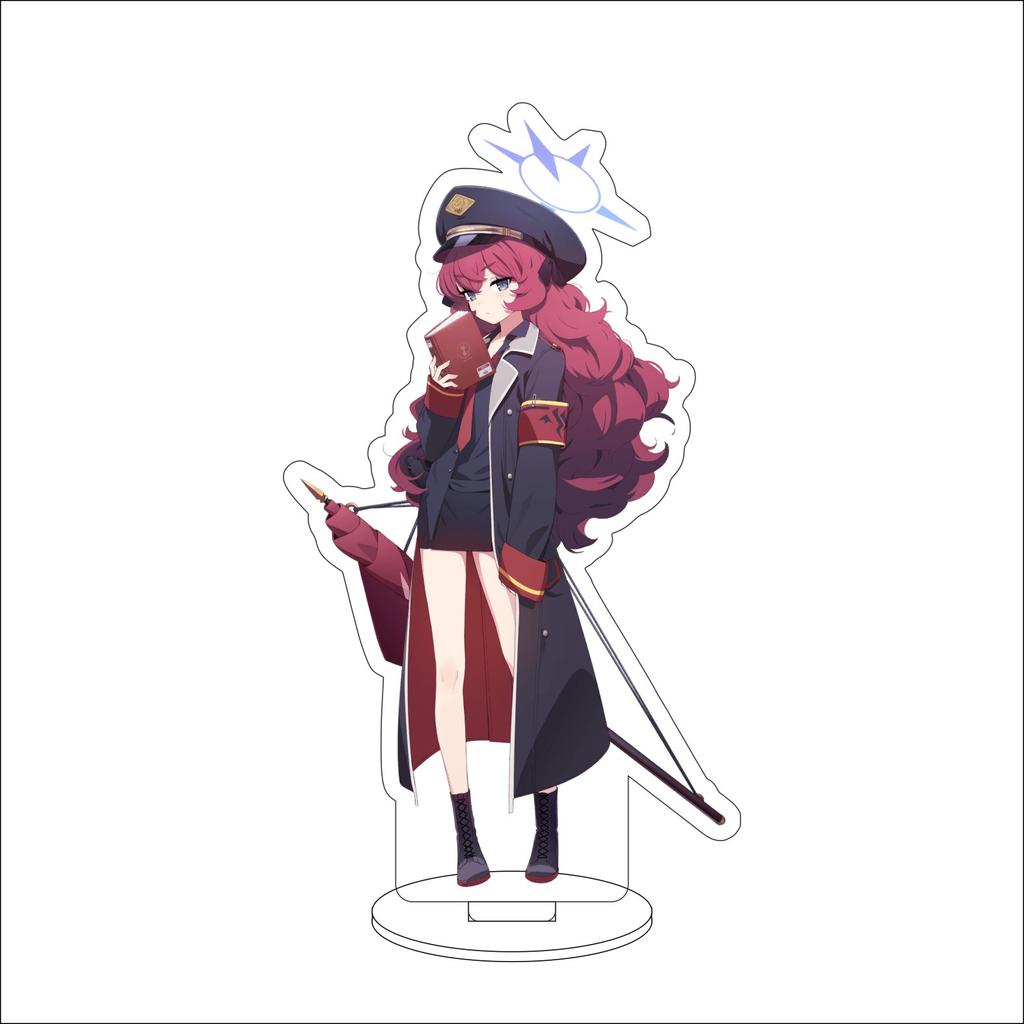 16CM Anime Blue Archive The Animation  Cosplay Acrylic Stand Ornaments Okusora Ayane Sorasaki Hina Figure Stand Halloween Gifts