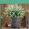 Scandinavian Style Lily Of The Valley Faux Flowers For Wedding Handheld Bouquets And Centerpieces