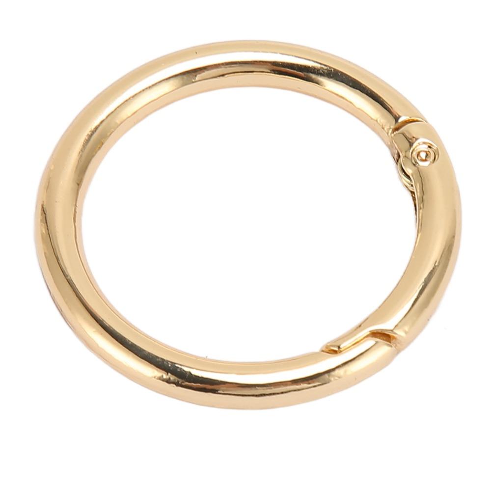 20pcs Silver Spring O Rings Gold Spring Clasps Jewelry Tools Spring Buckles  Shoulder Bag