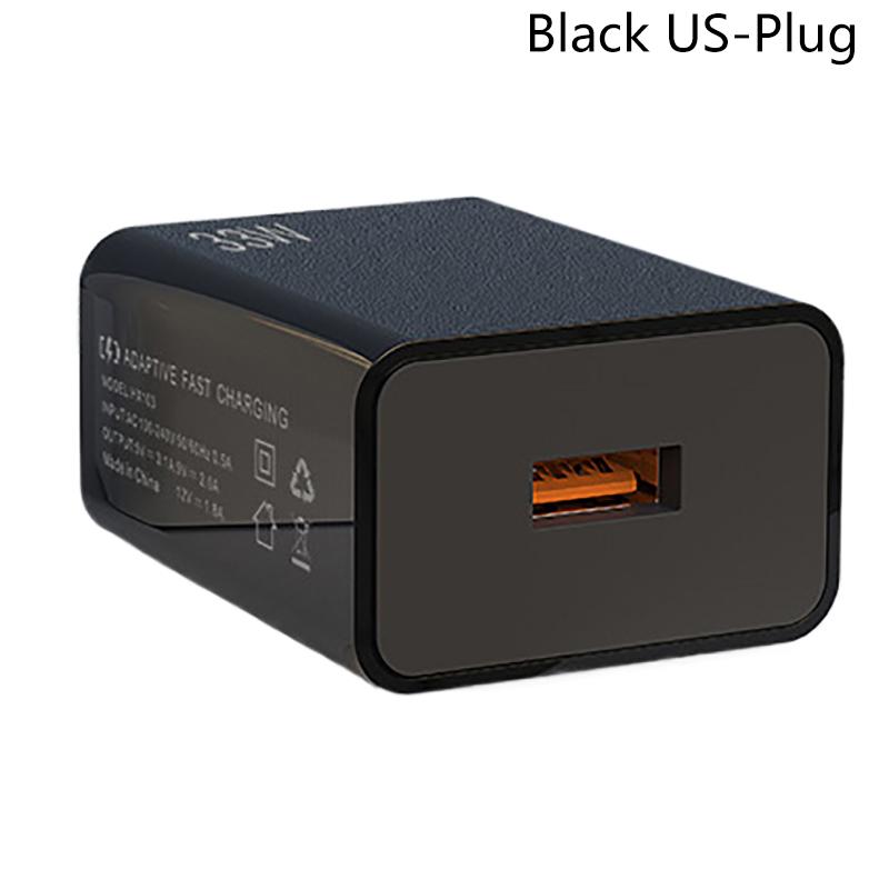 33W Usb Gan Phone Charger For Iphone For Samsung Huawei Xiaomi Pd Usb-A Fast Charging Power Adapter Smart Phone Tablet Trip