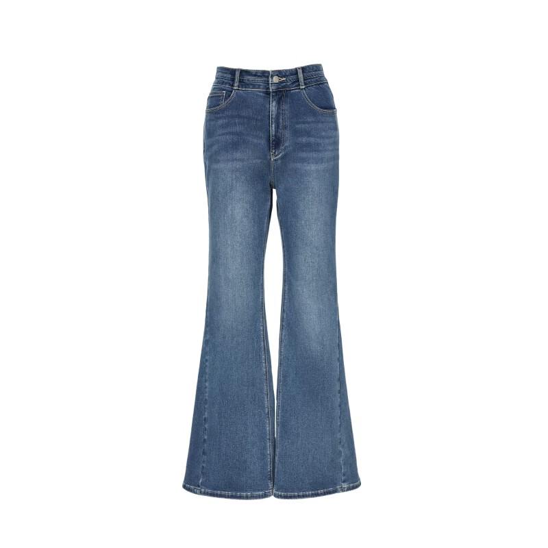 VEROMODA Women's High-Waist Micro-Flared Jeans